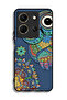 Infinix Note 30 Protective Case Cover Floral Owl