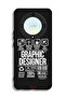 Honor X9a Protective Case Cover Graphic Designer Sticker