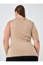 Plus Size Solid One Sleeve Top - 4