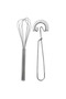 5-Piece Kitchen Utensil Set; Whisk, Double Headed Peeler, Flour Sieve, Pestle - 3