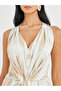Floral Print Pleated Sleeveless Maxi Dress - 4