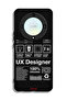 Honor X9a Protective Case Cover Ux Designer Sticker