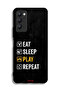 غطاء حماية لهاتف Tecno Camon 18، Eat Sleep Play Repeat - 2