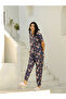 Printed Pure Cotton Short Sleeve Top and Pyjama Set - 3
