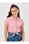 Solid Spread Collar Tie-Up Crop Shirt