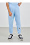 Boys Blue Solid Badge Detail T-Shirt and Joggers Set - 5