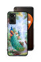 غطاء حماية لهاتف Realme 9i 4G بنقشة الطاووس