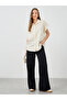 Striped Short Sleeve Oversized Buttoned Shirt - 2