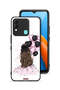 Tecno Spark 8 Protective Case Cover Holding Balloons Girl Art