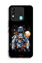 غطاء حماية لهاتف Tecno Spark 8 بتصميم رائد فضاء تجريدي - 2
