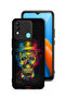 Tecno Spark 8 Protective Case Cover Skull Colorful Hat Fantasy Art