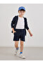 Solid Shorts with Drawsting - 2