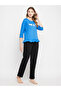 Graphic Print Ruffled Hem Cotton Top and Pyjama Set - 4