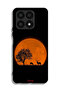 Honor X8a Protective Case Cover Evening Moon Art