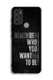 Motorola Moto G60S Protective Case Cover Remember Who You Wanted To Be - 2
