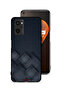 Realme 9i 4G Protective Case Cover Squares Pattern On Cloth