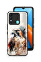 غطاء حماية لهاتف Tecno Spark 8 بتصميم فن النسر التجريدي