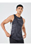 All Over Print Super Stretch Tank with Side Tape Detail