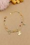 316L Steel Anklet - 2-Piece Combination Colorful Beaded Clover 316L Steel Anklet 20+4cm Tarnish-Free - 5