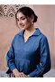 Collared Long Sleeves Pure Cotton Top and Pants Co-Ords - 5