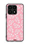 Honor X8a Protective Case Cover Flowers Background Pattern