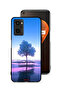 Realme 9i 4G Protective Case Cover Tree Neon Body Of Water Reflection Digital Art