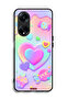 غطاء حماية Oppo A1 5G برسومات قلوب البوب