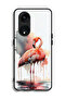 Oppo Reno 8T 5G Protective Case Cover Tropical Watercolor Art