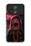 Xiaomi Poco F6 Pro Protective Case Cover Girl Wear Mask Art