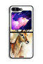 غطاء حماية لهاتف Samsung Galaxy Z Flip6 بتصميم فن تجريدي من الغزلان