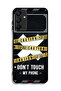 Samsung Galaxy A15 Protective Case Cover Caution Never Touch My Phone