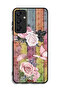 Samsung Galaxy A25 5G Protective Case Cover Peach Butterflies And Roses
