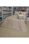Micro Satin Chenille Embroidered Double Personality Bedding Set - 4