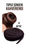 Bun Sponge Brown 10 Meter Roll Model Hair Plumping Bun Making Apparatus