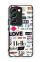 Vivo V30 Lite 4G Protective Case Cover Short Quotes Stickers
