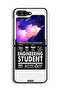غطاء حماية لهاتف Samsung Galaxy Z Flip6 - ملصق طالب هندسة