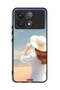 Xiaomi Poco F6 Pro Protective Case Cover Hat Girl Standing