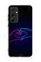 Samsung Galaxy A55 5G Protective Case Cover Touching Hand Making Heart
