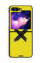 غطاء حماية لهاتف Samsung Galaxy Z Flip6 بنمط X