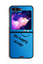 Samsung Galaxy Z Flip6 Protective Case Cover Be Happy Always