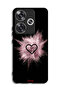 Xiaomi Poco F6 5G Protective Case Cover Heart On Glitters