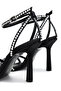 Women's Vegan Black Heeled Shoes - 5