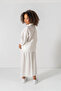 Capri Pleated Trousers Scalloped/Embroidered Blouse/Shirt Gakım - 8