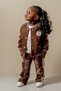 Baby Girl Casual College Three-Piece Tracksuit Set