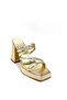 Kindep Daily Thick Heeled Platform Women's Slippers Gold - 6