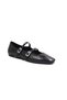 Kidep Cico Double Wefted Women's Ballerina Black