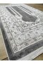 سجادة EVVA مسند للصلاة سطح مخملي ناعم ولامع 77x125 سم - 3