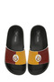 Alure J F 5Fx Black Men's Slippers Yellow Red - 4