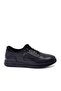 Kindep (Tardelli) Inside and Outside Genuine Leather Poly Light Sole Daily Comfort Men's Shoes Black Leather - 3