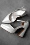 Naty Women's Ankle Strap Thick Platform Heeled Evening Dress Shoes 4069 - 3